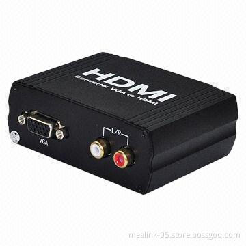 VGA + R/L to HDMI Converter, Use Single VGA + R/L Source, Accessing to Single HDMI 1.1 Sink